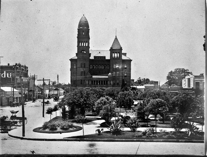 View of Bexar County courthouse